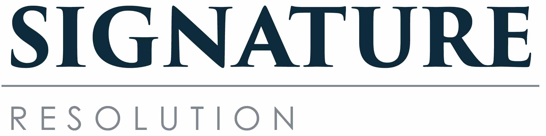 signature resolution